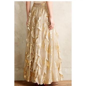 Anthropologie Moulinette Soeurs Fallen Star Maxi